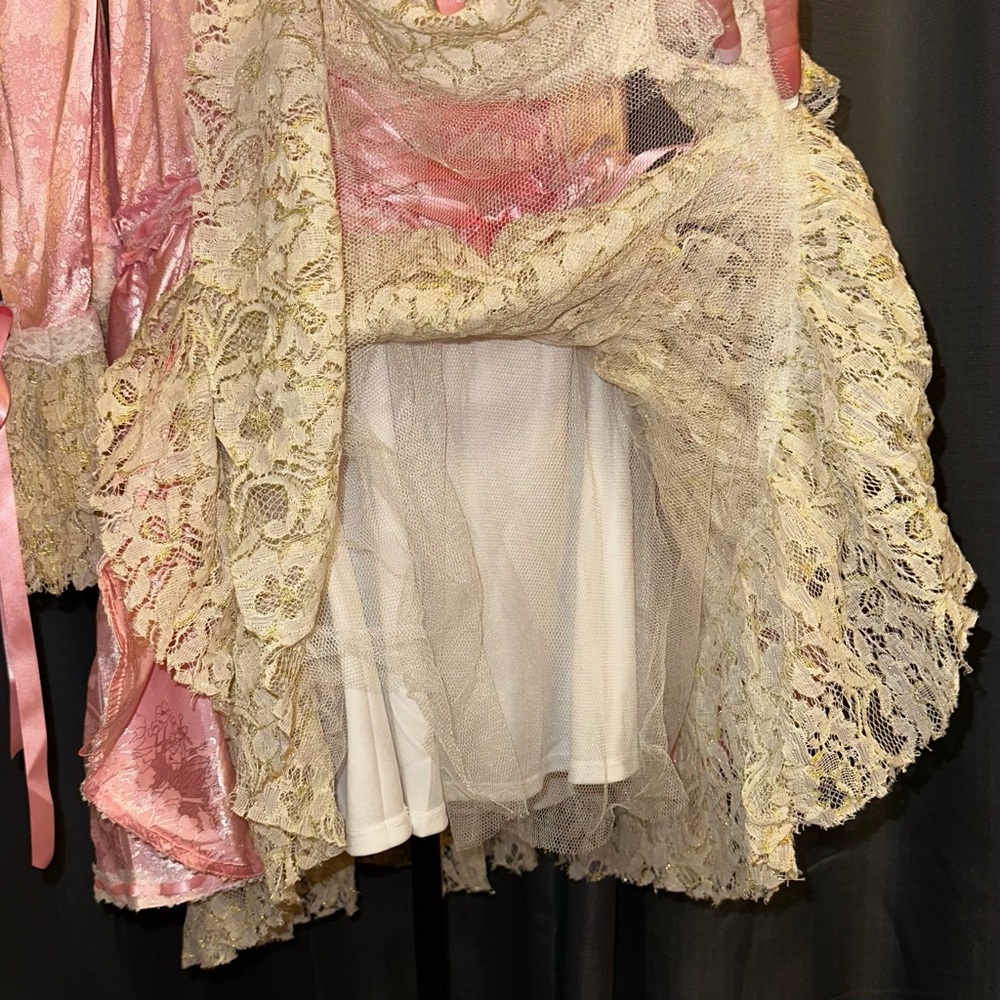Trickz N Treatz Dolls Kill ‘CAKE QUEEN’ Marie Antoinette Pink Dress Costume XL - Picture 9 of 11